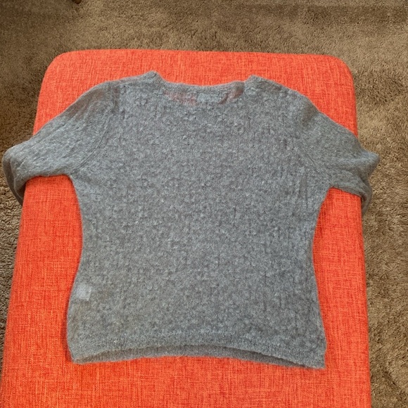 VTG 90’s For Joseph Light Grey Mohair Sweater Knit - Picture 8 of 10
